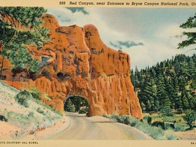 Hal Rumel, Red Canyon, near Entrance to Bryce Canyon National Park, Utah, ca. 1940