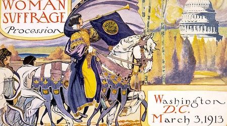 This weekend is the 100th anniversary of the 1913 woman suffrage parade. Join the American History Museum in celebrating Women’s History Month with a family festival on Saturday.