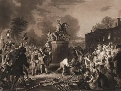 In 1776, Angry New Yorkers Tore Down a Statue of George III With a Revolutionary Fervor. A New Exhibition Lets You Do It, Too image
