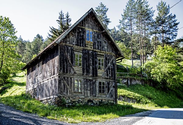 An old wooden house somewhere in Bosnia thumbnail