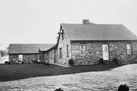 The upstate New York home of Joseph Barbara where leaders of Mafia crime families met on November 14, 1957.