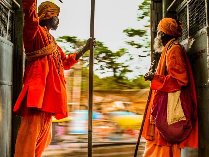 Monks In The Train | Smithsonian Photo Contest | Smithsonian Magazine