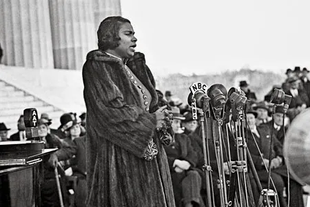 Robert Scurlock covered Marian Anderson's performance at the Lincoln Memorial after she was denied the stage at Washington's Constitution Hall.