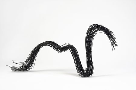 A delta wave, typical of deep sleep, as envisioned by interdisciplinary artist Julia Buntaine Hoel.
