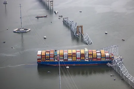 The cargo ship Dali ran into the Key Bridge after losing power on March 26.