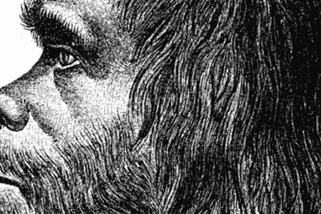 What's going on in this guy's head? Read How to Think Like a Neanderthal to find out.