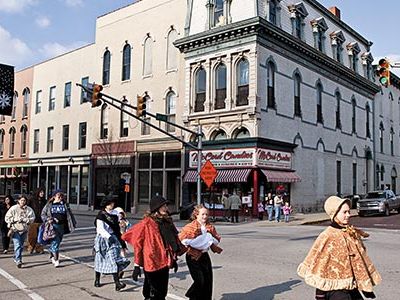 "Not gussied up or cute, Lafayette is a sturdy town, persistent in its character," says Patricia Henley.