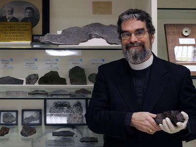 Brother Guy Consolmagno, a staff astronomer and the curator of meteorites at the Vatican Observatory
