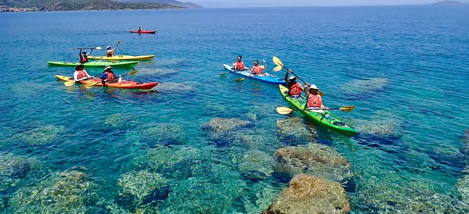  Kayaking in the Greek waters 