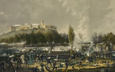 The Battle of Chapultepec, which resulted in a U.S. victory, was waged on September 13, 1847 in Mexico City.