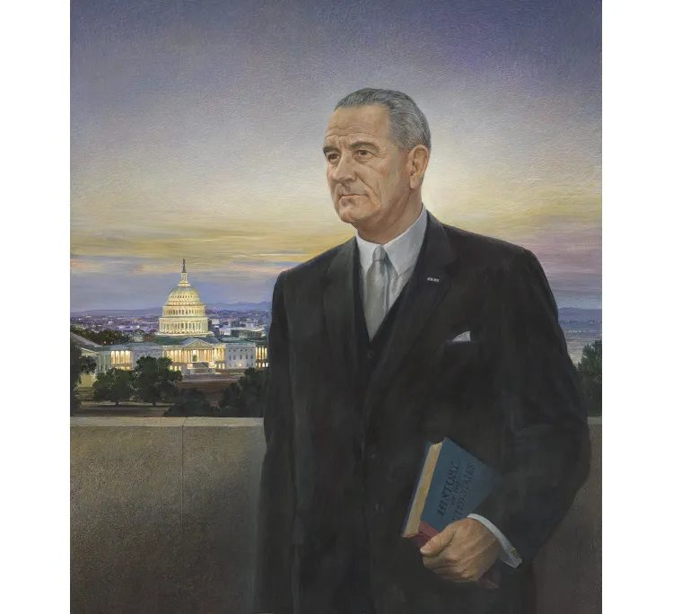 LBJ portrait