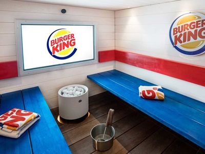 Burger King sauna