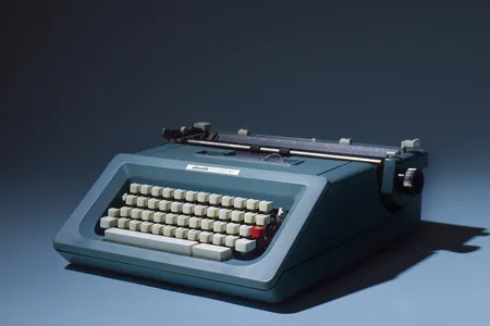 An Olivetti Studio 46 typewriter that belonged to Octavia E. Butler. As the author recalled: &quot;I wrote my first ten books on a manual typewriter.&quot;