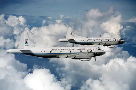 Two NOAA WP-3D Orions
