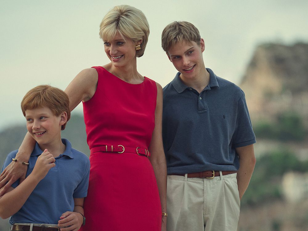 Harry, Diana and William