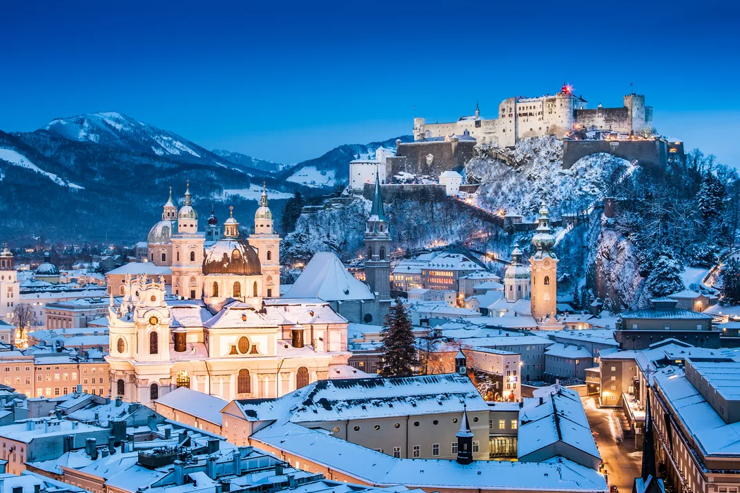 Salzburg in the winter. Credit: AMA Waterways