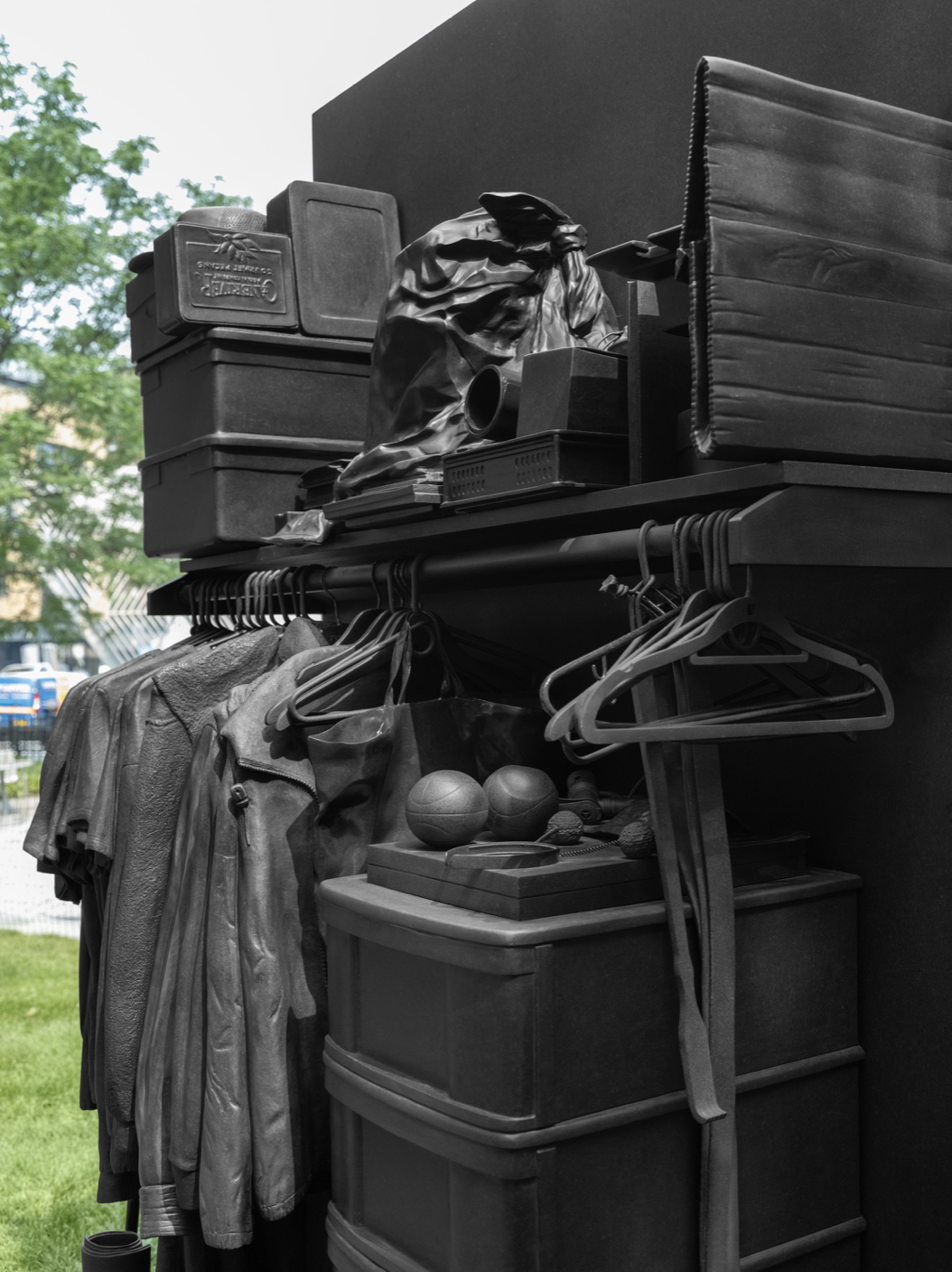 Close up of the memorial