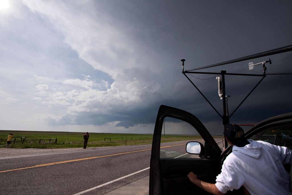 Purdue storm chaser Andrew Arnold