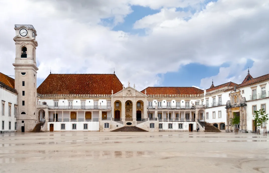 The University square, Coimbra