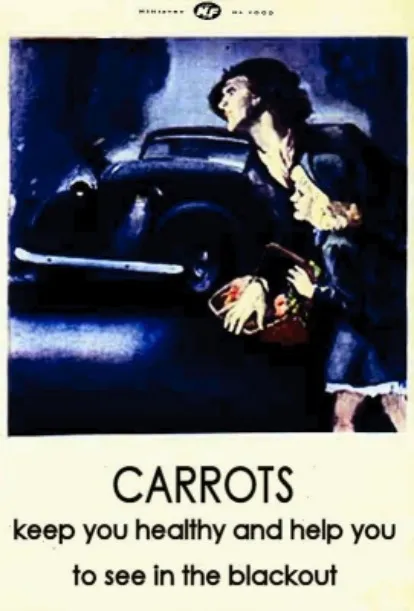 A WWII Propaganda Campaign Popularized the Myth That Carrots Help You See in the Dark