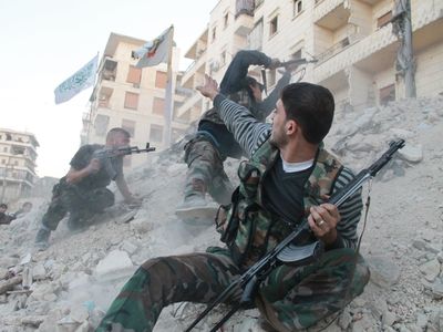 Fighting in Aleppo in 2013