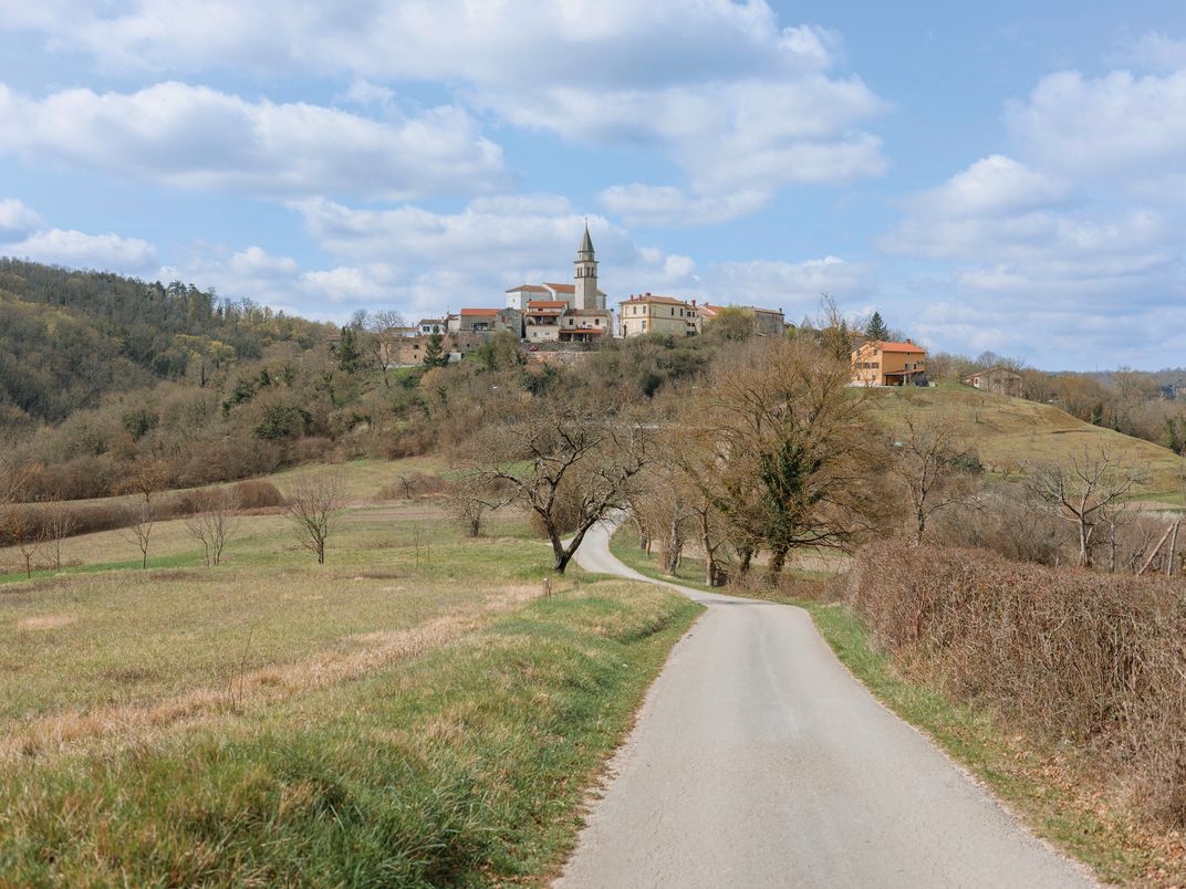 The medieval hill town of Beram