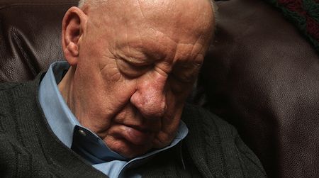 People in their 80s rarely complain of sleep problems.