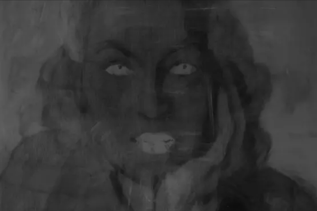 Magritte portrait of a woman