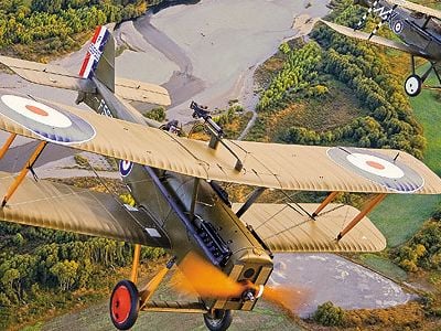 <b>Royal Aircraft Factory S.E.5a</b> Its initials stand for Scout Experimental, but the S.E.5a was one of the most effective fighters of World War I. At about 135 mph, it was faster than most airplanes it came up against and was flown by four of the Unite