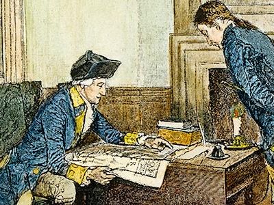 Many of George Washington's decisions during his long career were made only after careful readings of the existing cartographical materials.