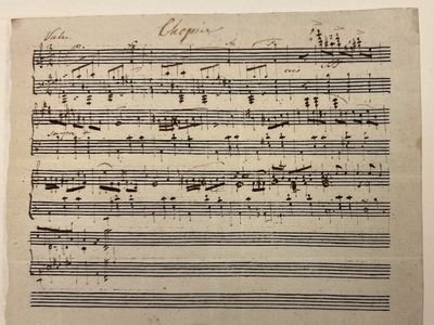 Experts have found that the manuscript&#39;s paper and ink are consistent with the materials Chopin was using at the time.