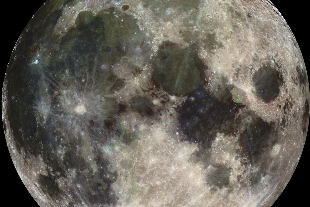 Photo of the moon from space