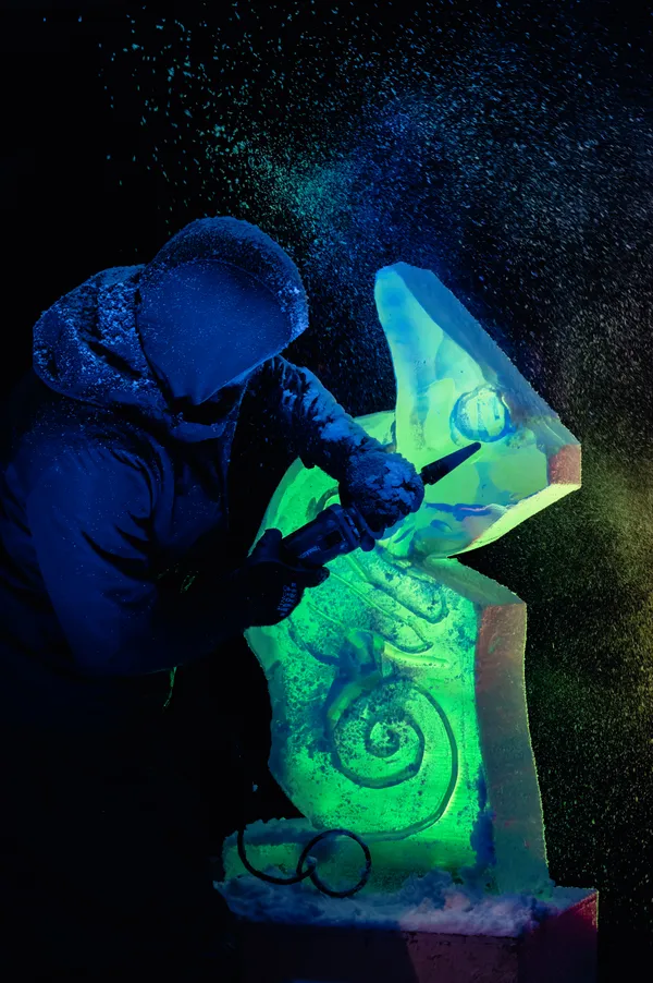 Neon Ice Carving thumbnail