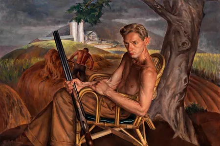 American Farm Hand by Sandor Klein, 1937