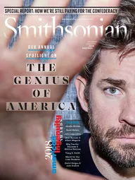 Cover of Smithsonian magazine issue from December 2018
