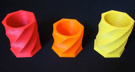 Makerbot shot glasses