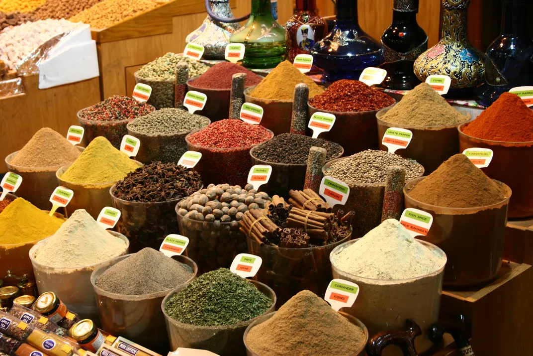 Spices in a Turkish bazaar