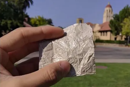 Fabric containing the same material as plastic wrap was found to make human skin almost 4 degrees Fahrenheit cooler.