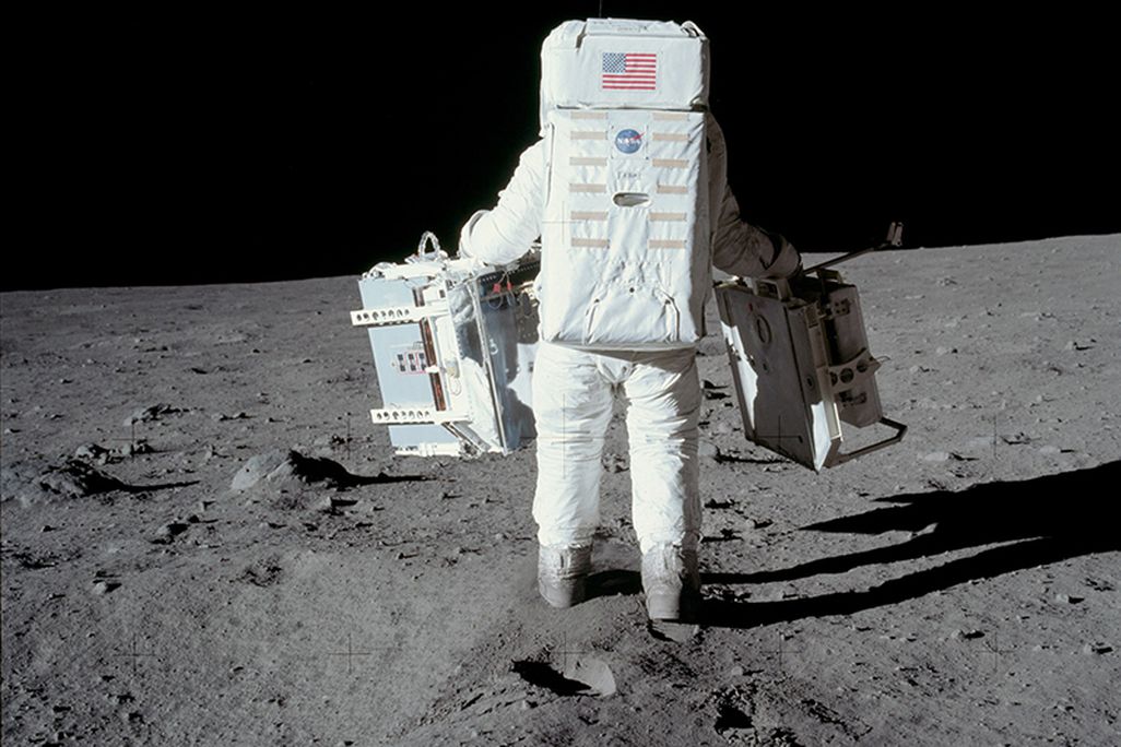 Buzz Aldrin on Moon