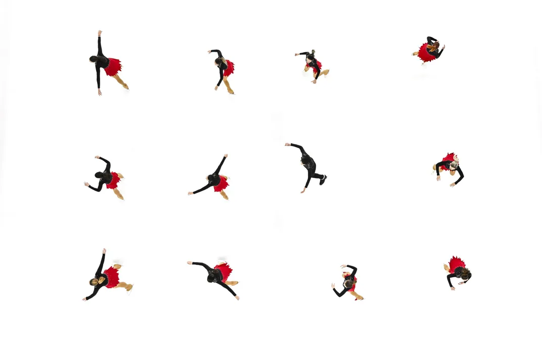 9 - A team of skaters competes at the Umitkoy Sports Complex in Ankara.