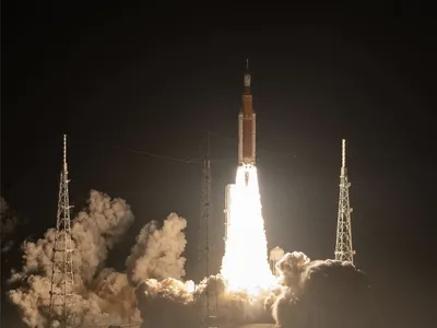 The Space Launch System rocket lifted off from Cape Canaveral, Florida, early Wednesday morning, kicking off NASA&#39;s Artemis moon program.