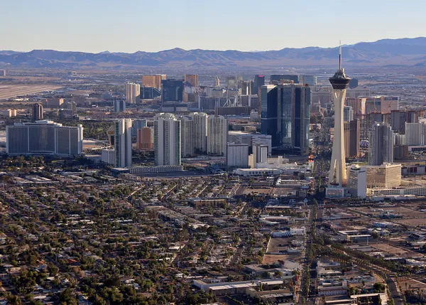 An aerial view of Las Vegas  thumbnail