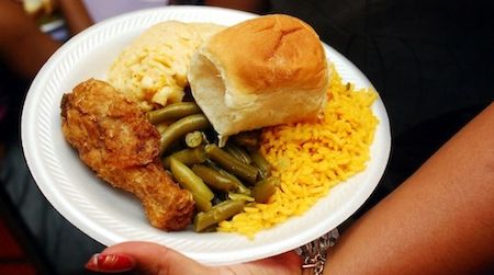 Hurt says now when he visits soul food restaurants, he tends to fill his plate with vegetarian options, staying away from chicken and meats.