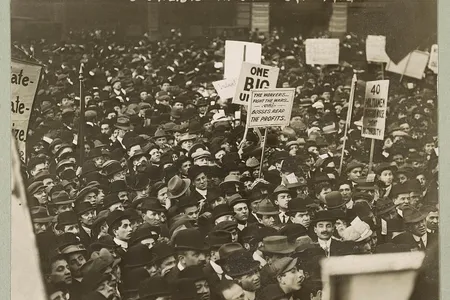 Socialists gather in New York City, but the crowd is conspicuously male-dominated considering the party's official stance on women's rights. 