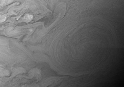 A close-up of Jupiter from a Pluto-bound spacecraft.