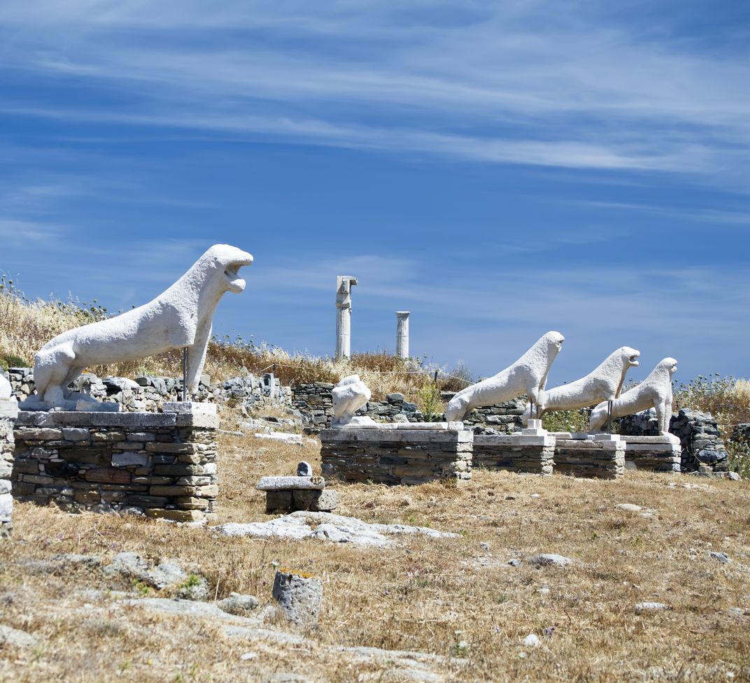 The lions of Delos
