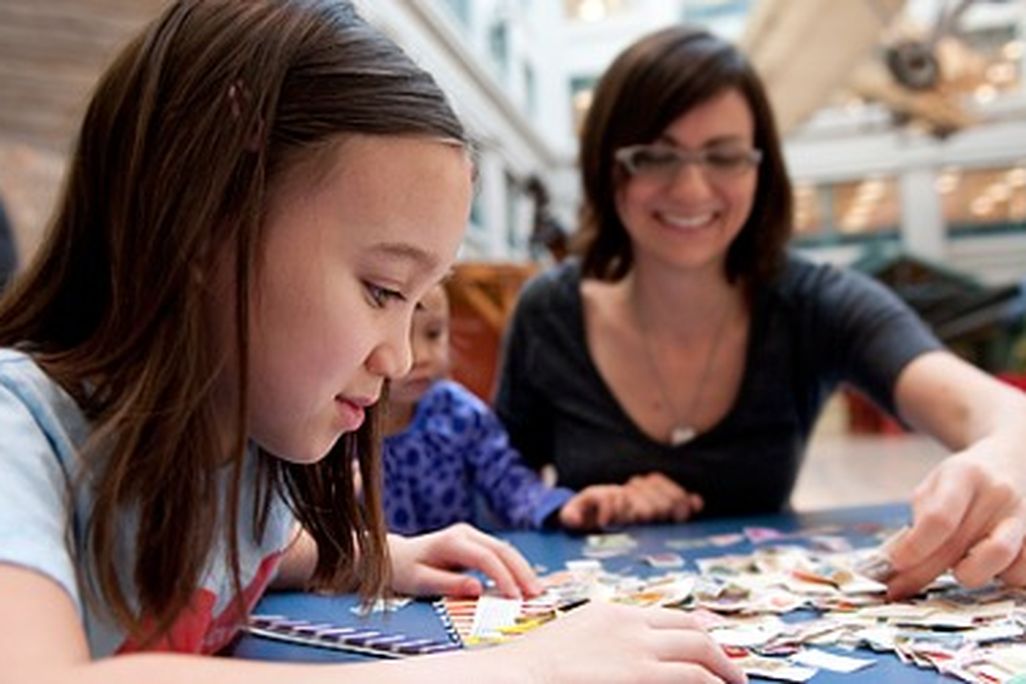 Come make your own stamp collection at a drop-in workshop at the Postal Museum.