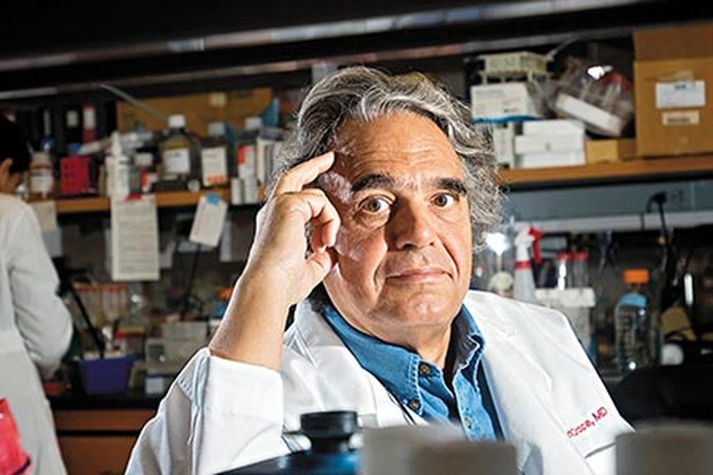 Dr Carlo Croce in his lab
