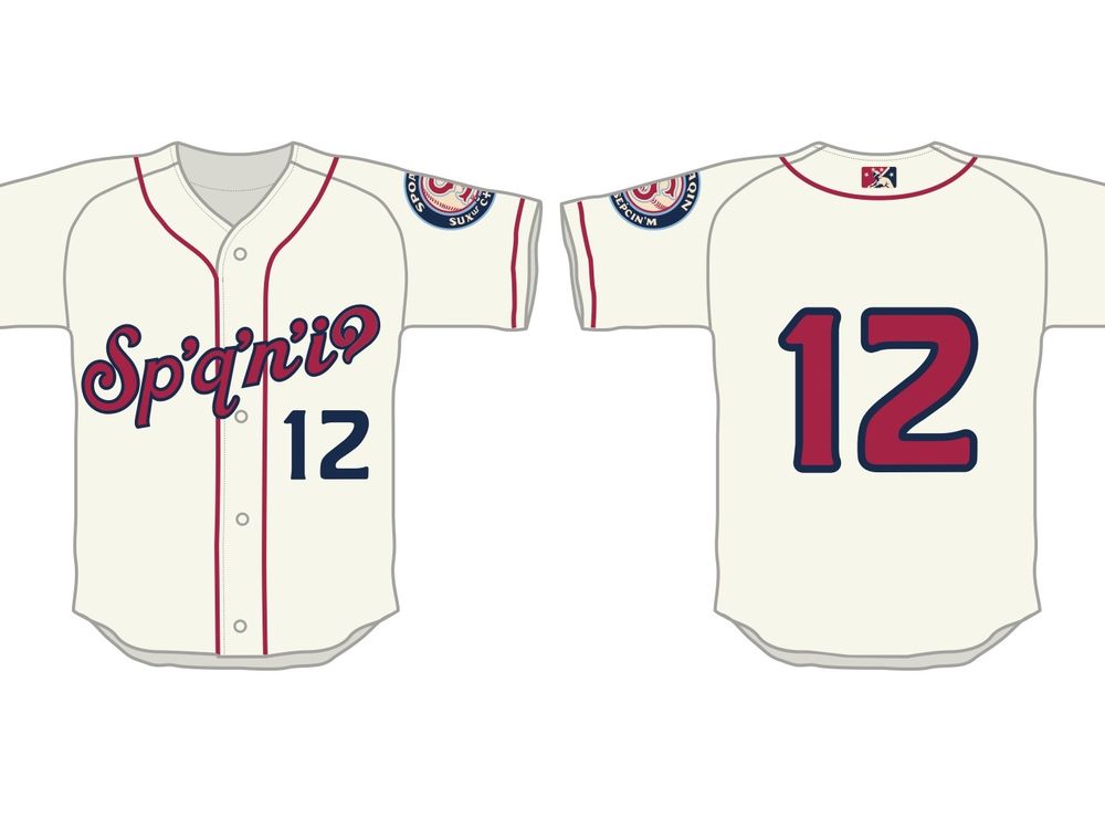 Spokane Indians baseball uniforms sport Salish word