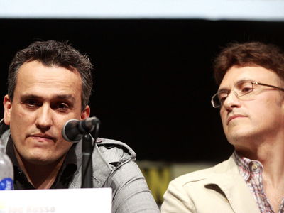 Joe (left) and Anthony (right) Russo at the 2013 San Diego Comic-Con International.